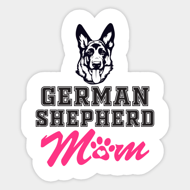 German shepherd mom decal discount
